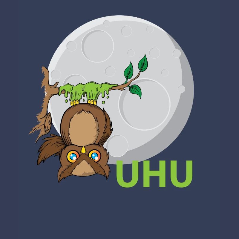 Uhu Eule Vogel Kleber