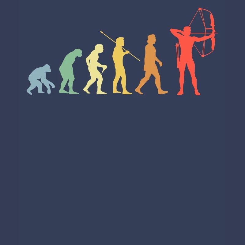 Bogen Evolution Retro Bogenschießen Bogenschütze
