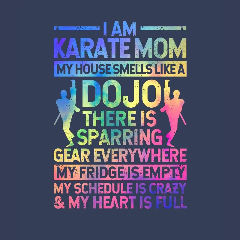 Ich bin eine Karate-Mutter Japanische Mutter Kampf