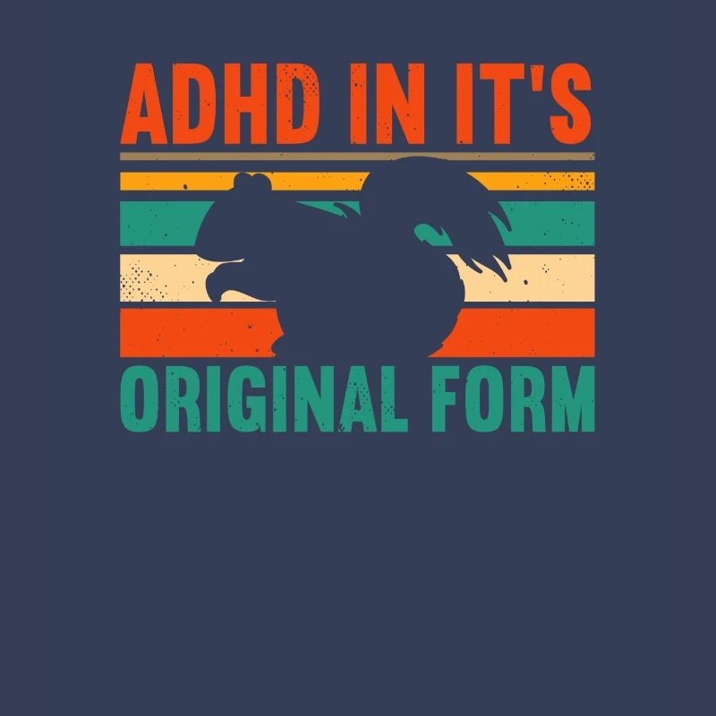 ADHD In Its Adhd Awareness Squirrel