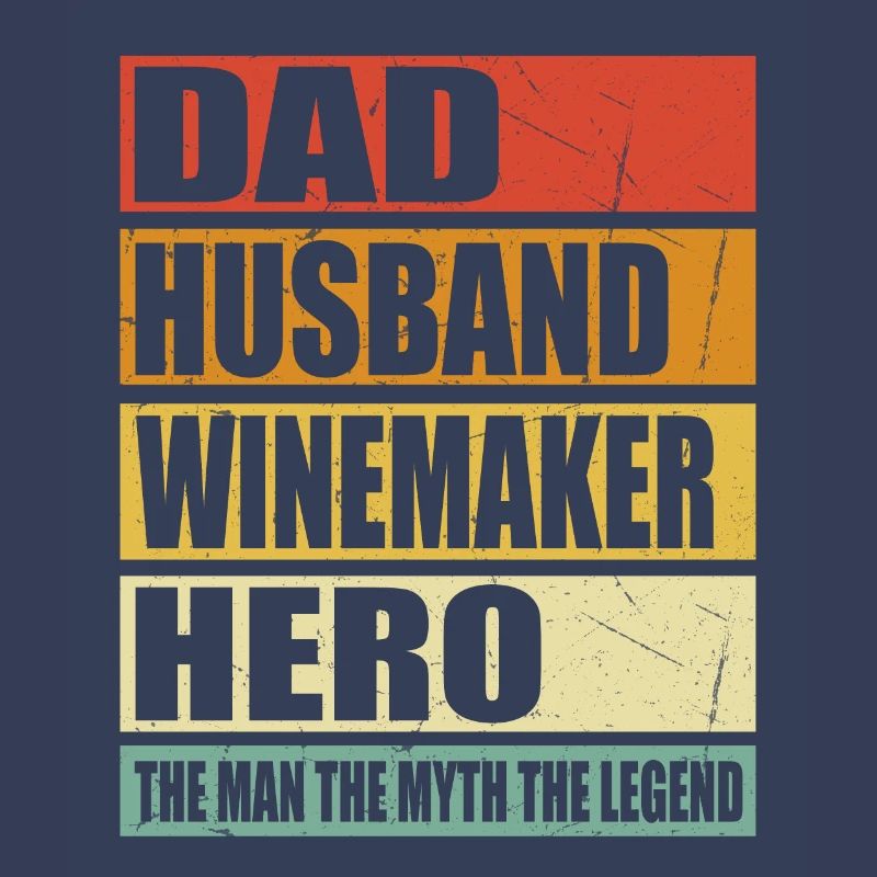 Vater Ehemann Winzer Held