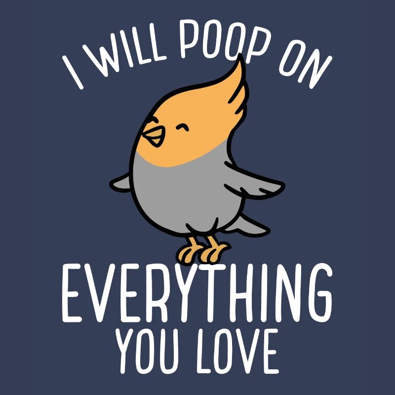 Parrot will poop on everything