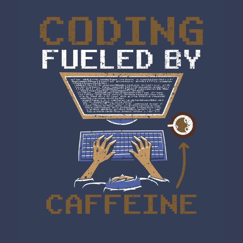 Programmieren Angetrieben Durch Koffein Coding