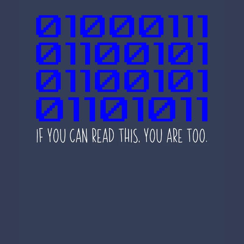 Funny Coder Binary Code Programmer Developer