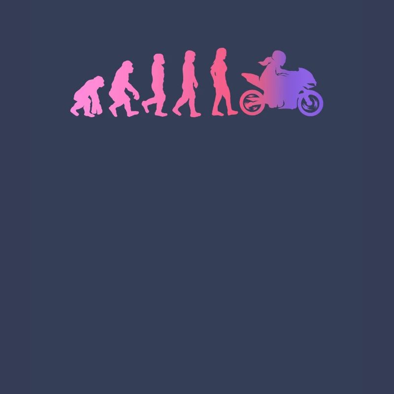 Motorcyclist Gift Biker Evolution