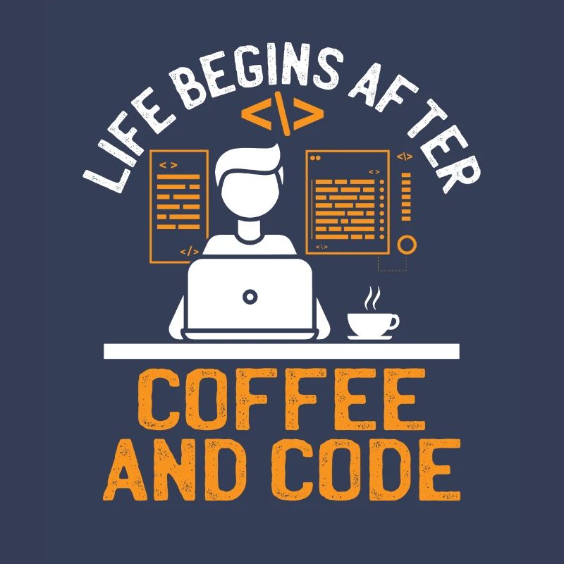 Coffee Coding Programmer Coder Developer Nerd Coff