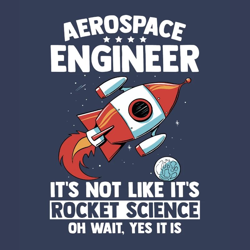 Aerospace Engineer Rocket Science Geschenk