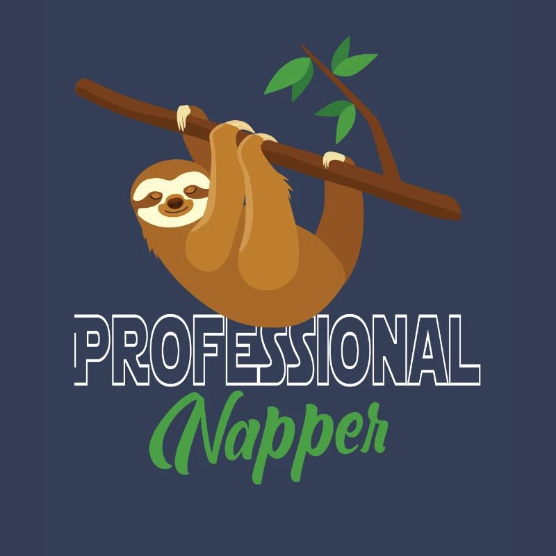 Professinonal Napper, Sloth, Sloth, Sleeping,