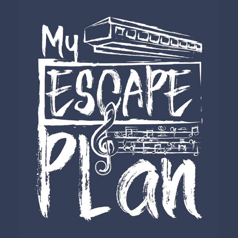 My escape plan playing harmonica