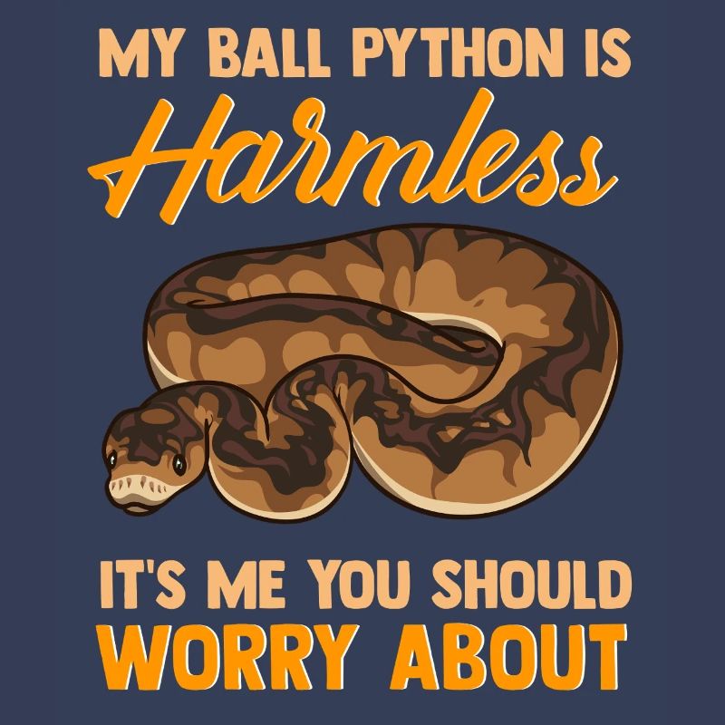Harmlose Python Gefährlicher Halter Schlangen Fan