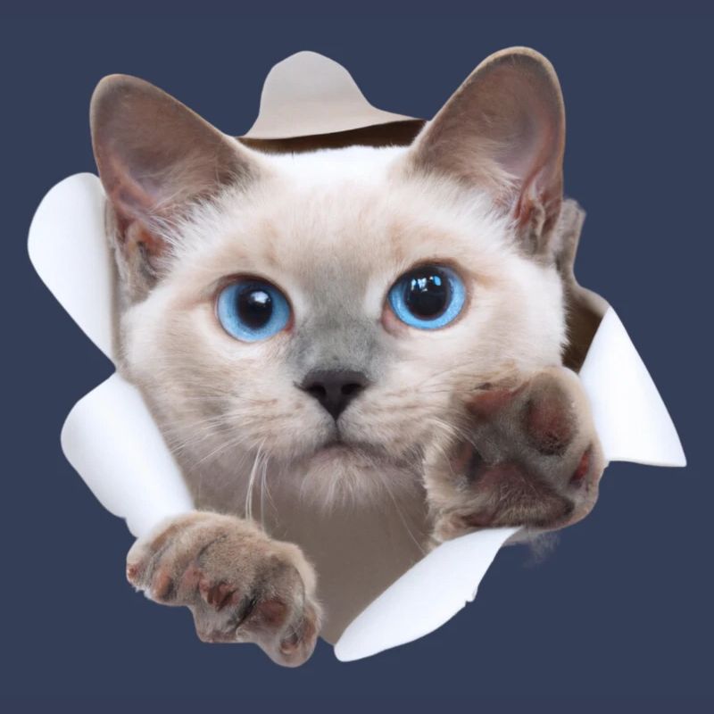 Bébé chat du monde caché