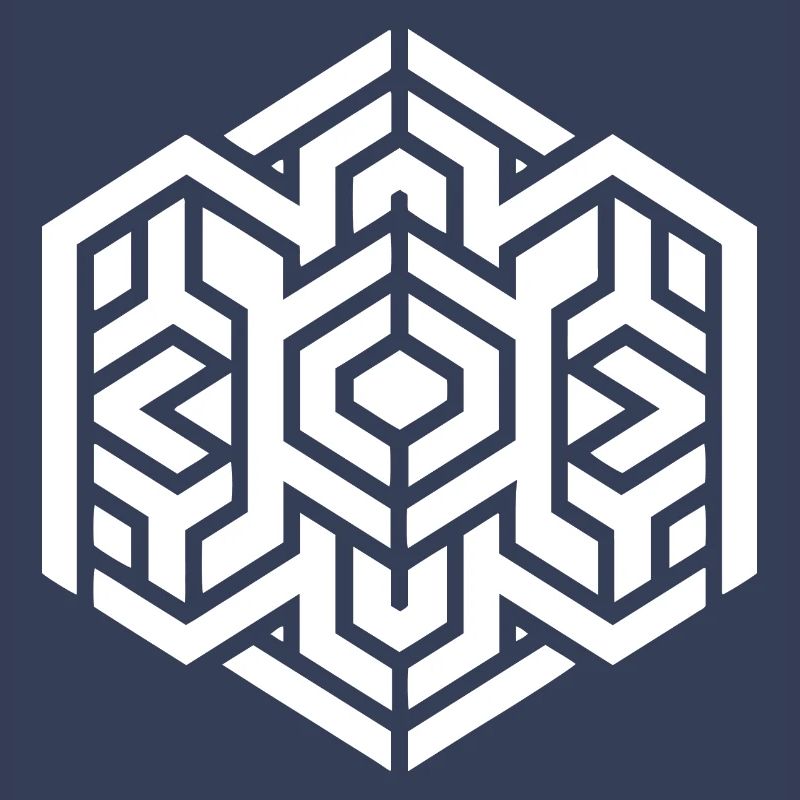 Geometric Hexagon - Abstract pattern