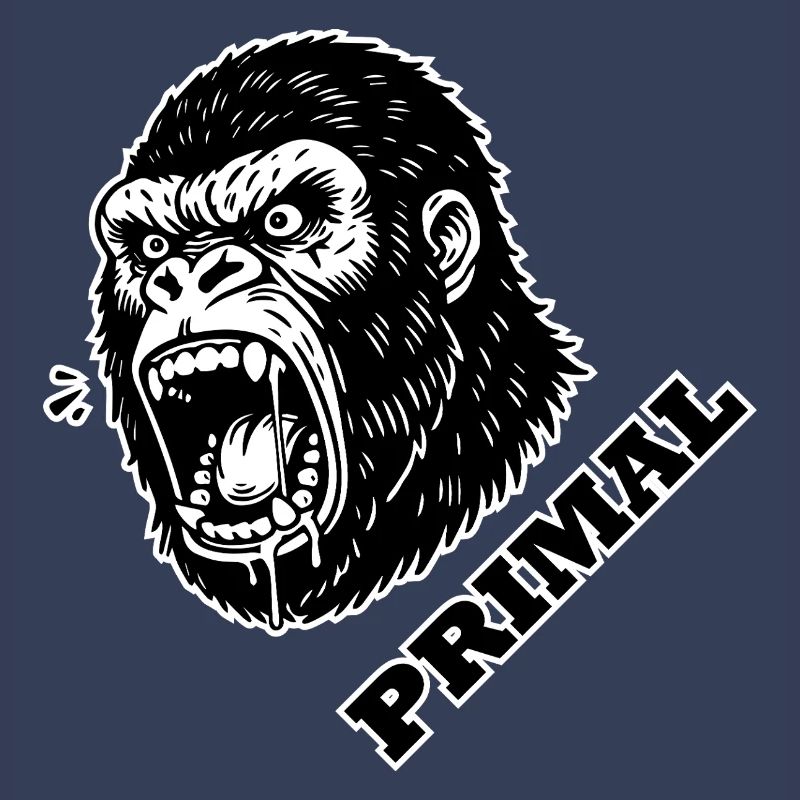 Wütender Gorilla - PRIMAL Design
