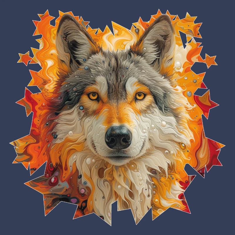 Wolf und Sterne