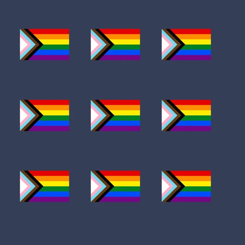 Drapeau de la Fierté du Progrès