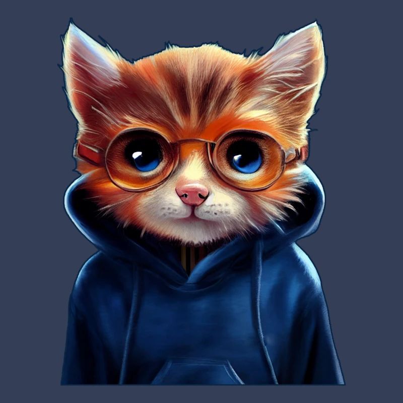 Chat avec pull