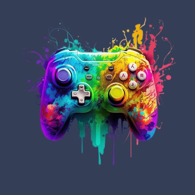 Neon Gaming Controller / Kontroller