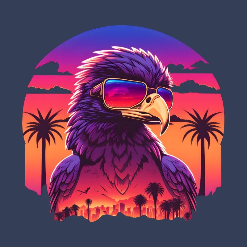 Synthwave eagle