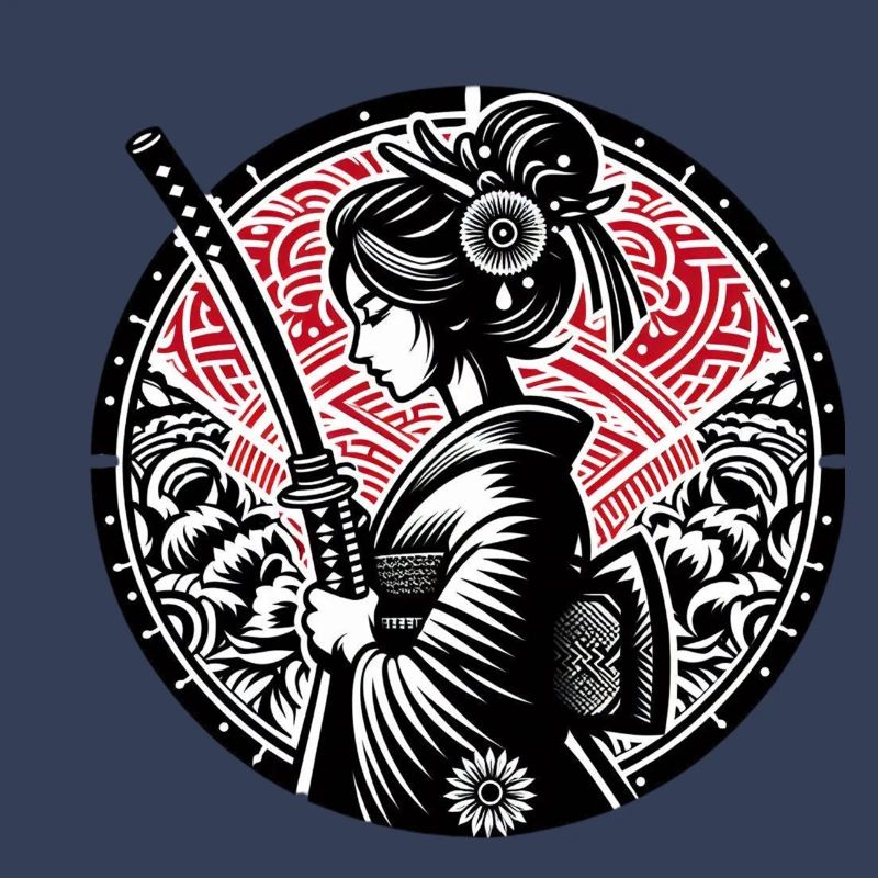 Samurai-Mädchen