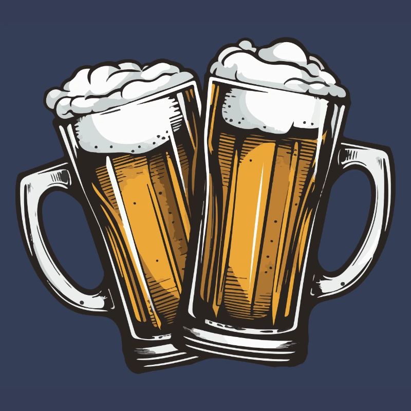 Chope de bière Beer Toast
