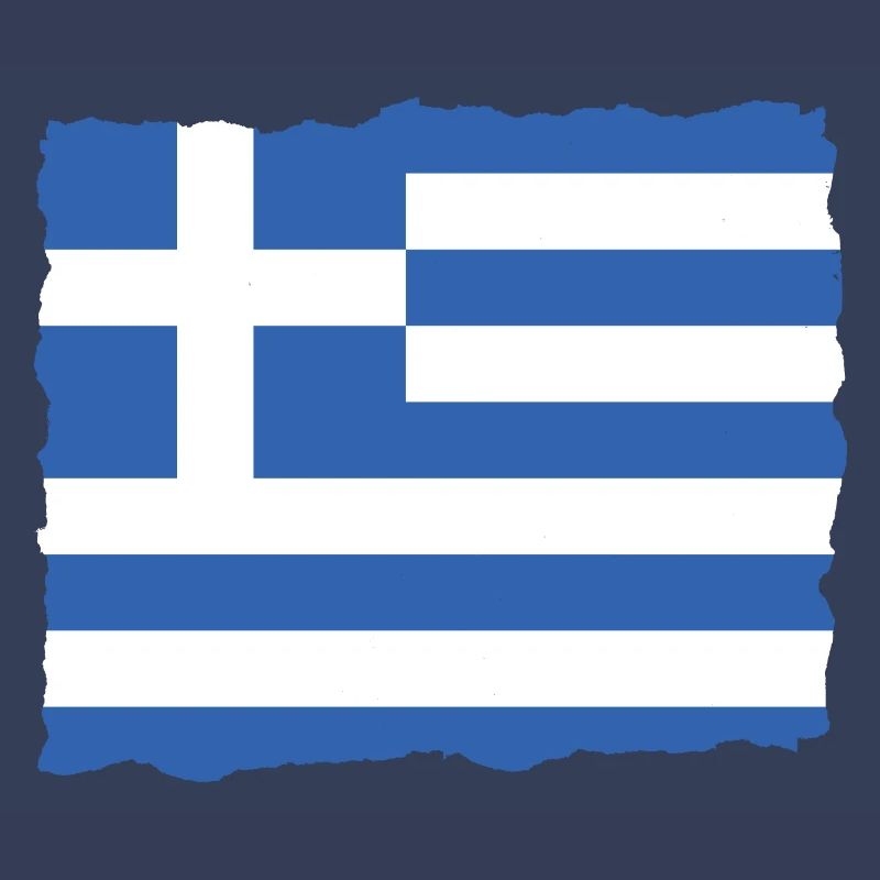 Drapeau de la Grèce Hellas Athènes Drapeau de la Grèce