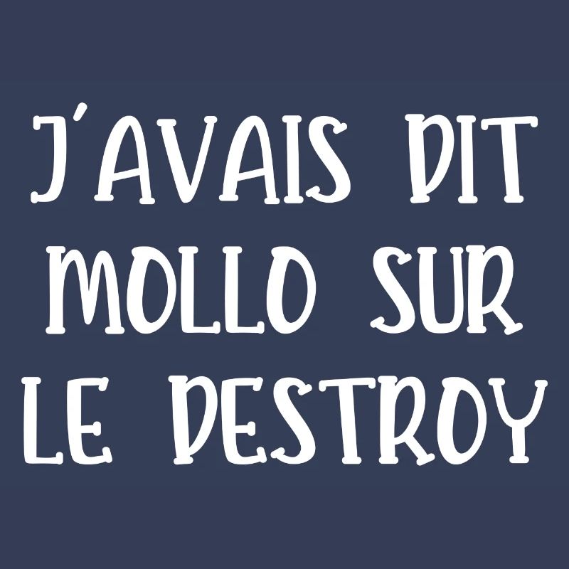 j'avais dit mollo sur le destroy