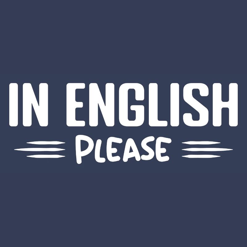 Auf Englisch bitte Lehrer Englisch Beruf Humor