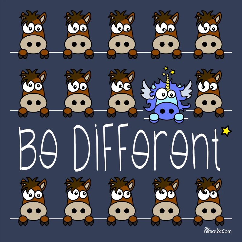 Licorne Bleu - Be Different, WT
