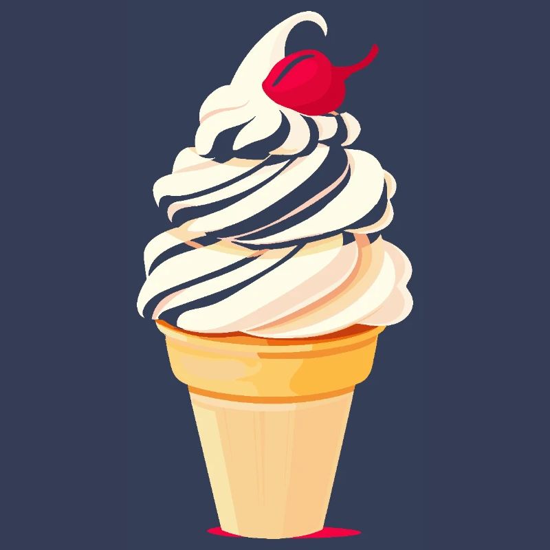 Cornet de crème glacée Artwork