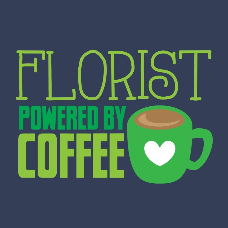 Blumengeschäft mit Kaffee
