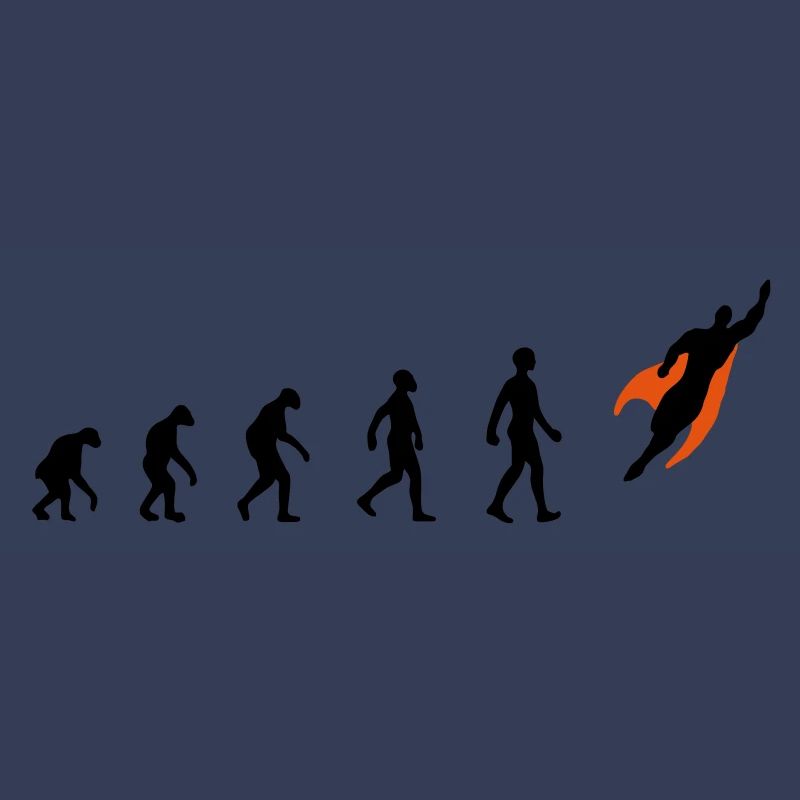 Evolution, super, held, Superhelden, darwin,