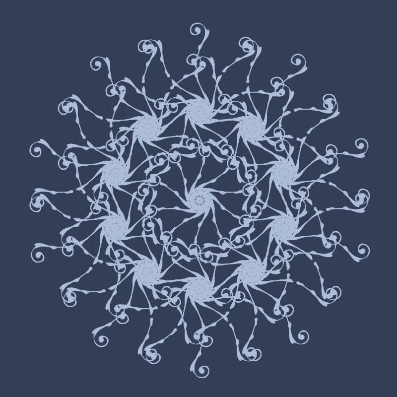 Mandala | Random patterns rotated