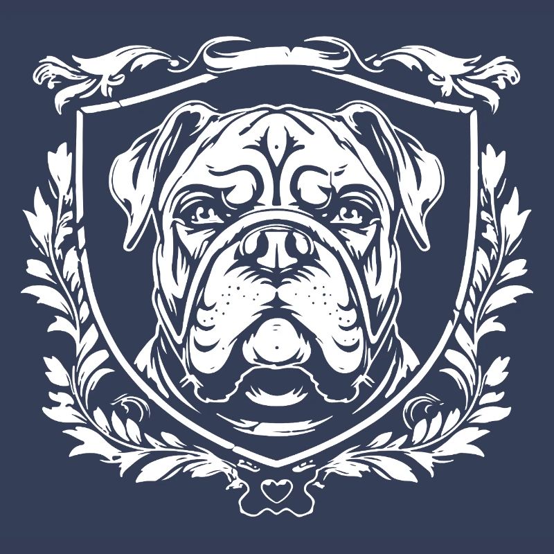 Blason du bouledogue à la période baroque