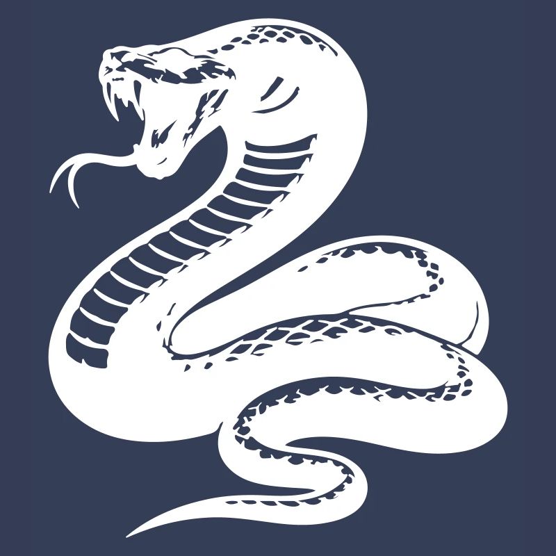 Schlange Python Silhouette