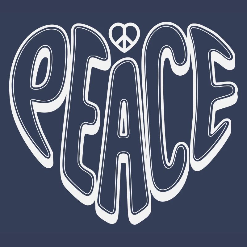 Peace Graffiti mit Peacezeichen 