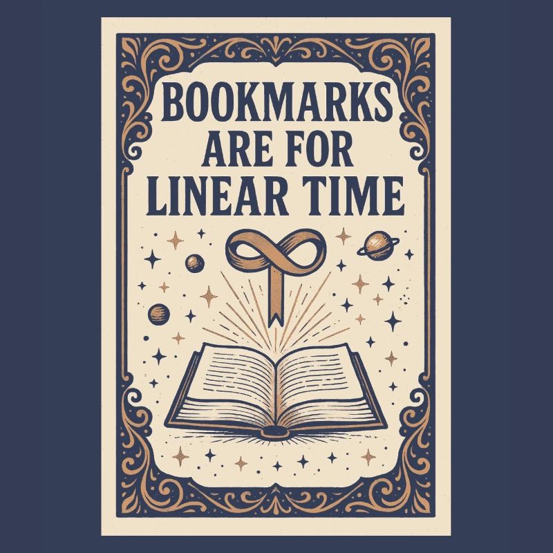 Linear Time Bookmarks | Sci-Fi Book