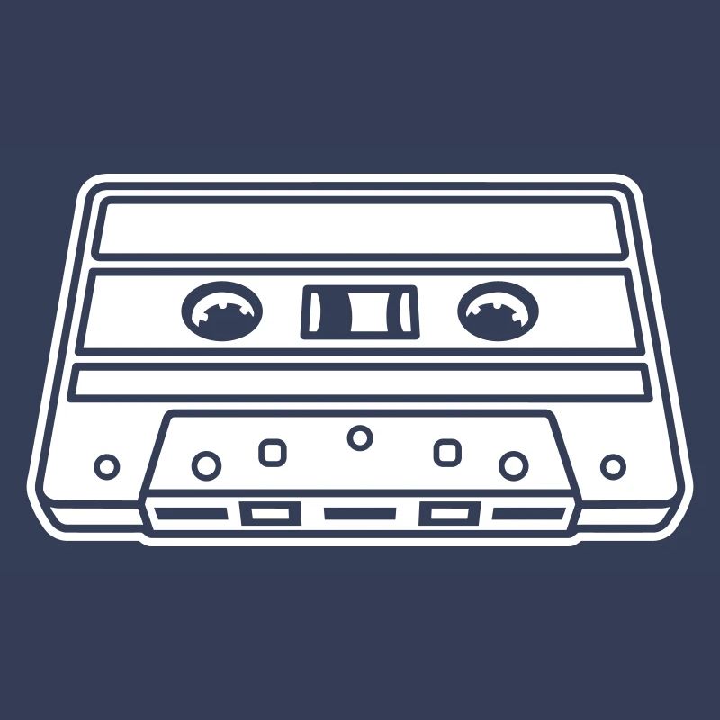 Perspective de la cassette – Conception de mixtape rétro