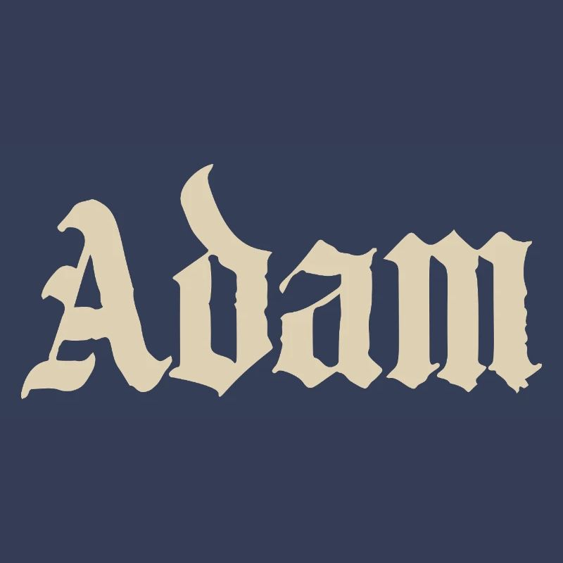 Adam Gothic Script Tee