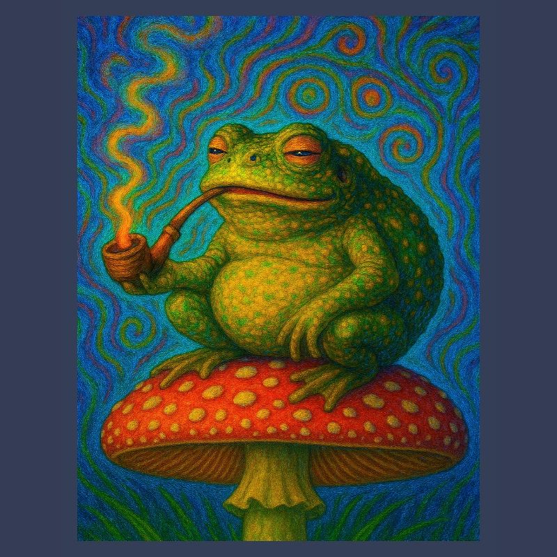 Smoking Toad