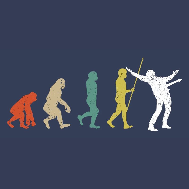 Vintage evolution guitar player