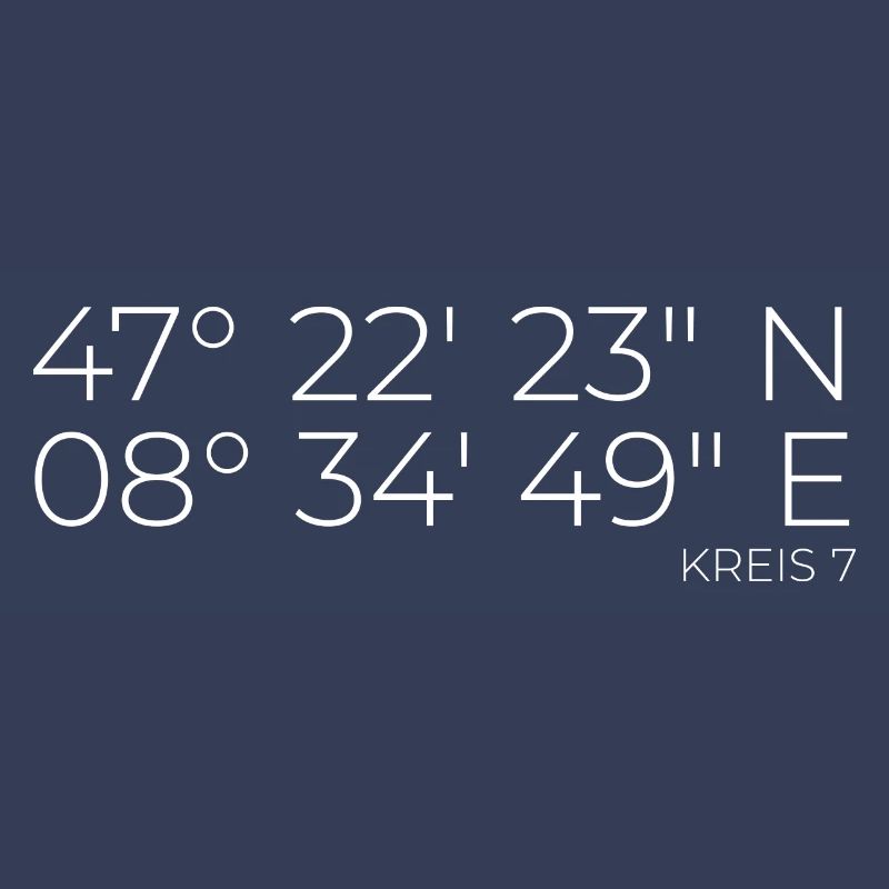 Coordinates District 7 Zurich