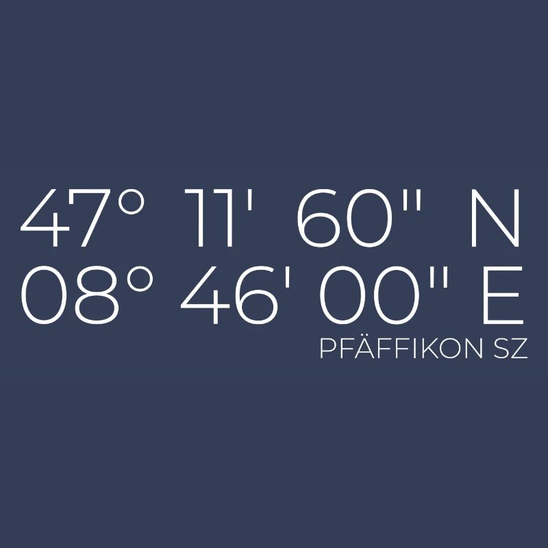 Coordinates Pfäffikon SZ Zurich