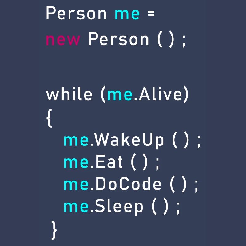 Personne moi = nouvelle personne (); Code de programmation Java