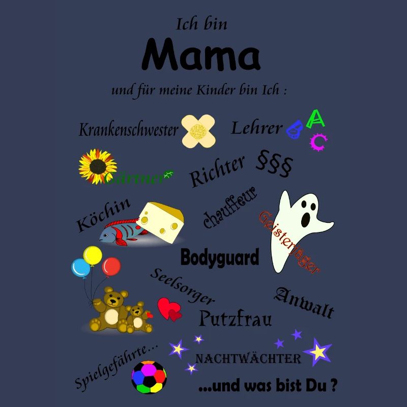 Ich bin Mama Mutter Mami Mum Eltern Kind