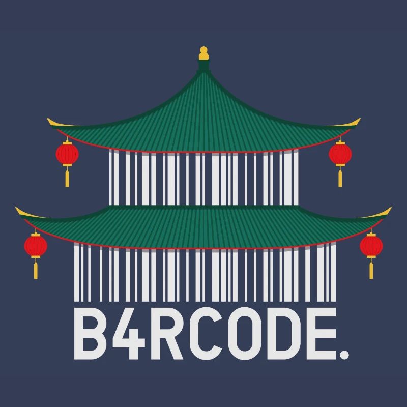B4RCODE. Temple chinois