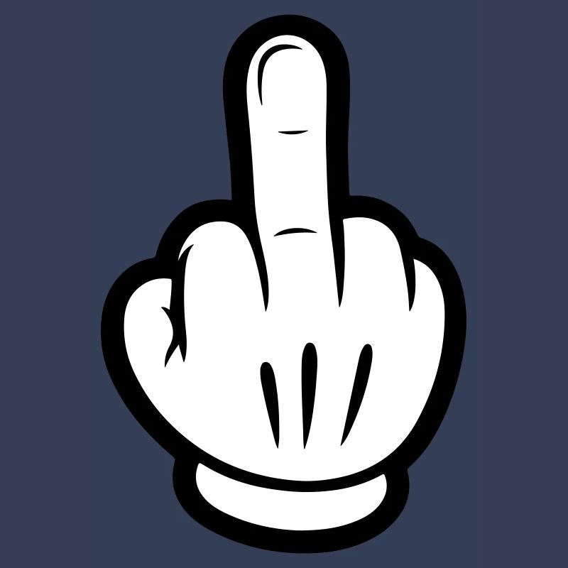 Mittelfinger Comic Hand
