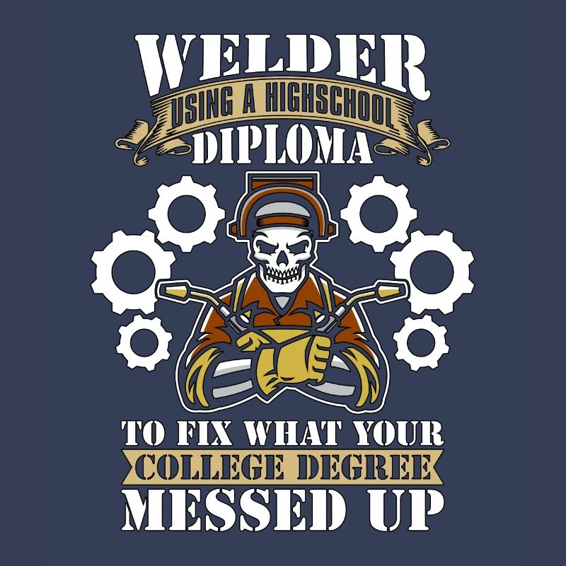 Welder Using A High School Diploma Welding Weld