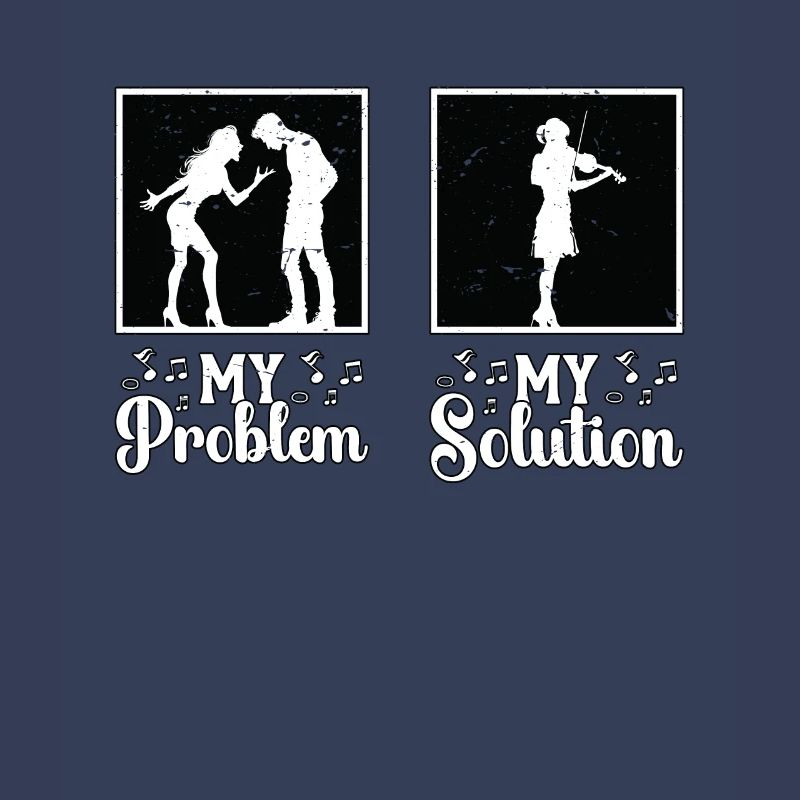 Fiddle Player My Problem My Solution Pictogram Mom