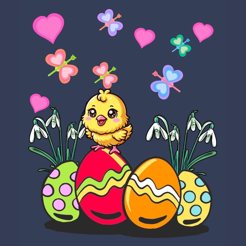 Easter Easter Spring Chick Easter Eggs