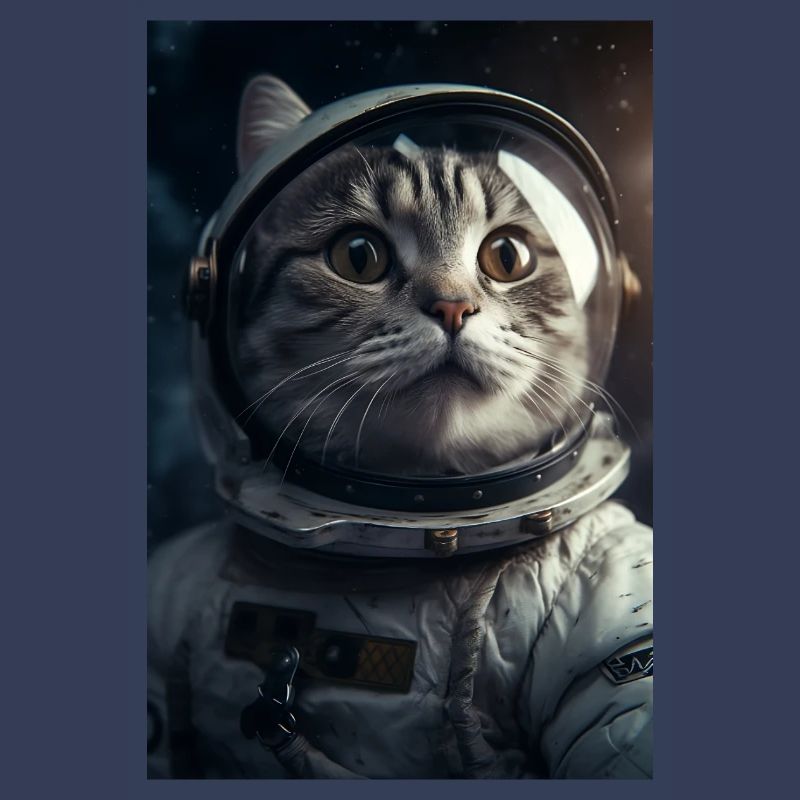 Katze Astronaut Geschenk